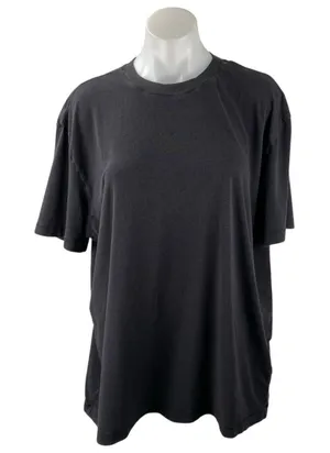 Skims Women's Black Crewneck Short Sleeve Oversized Casual Tee T-shirt Top Sz M thumbnail 1