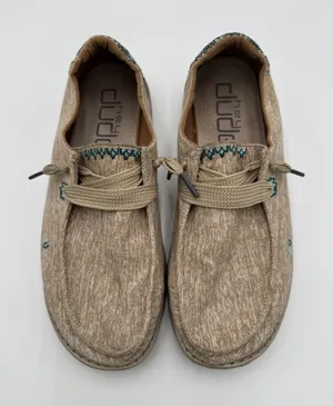 Hey Dude Wendy Flora Sunflower Beige Women’s Size 10 EU 41 Embroidered Loafers thumbnail 1