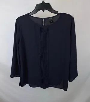 Long Sleeve Blouse Blue thumbnail 1