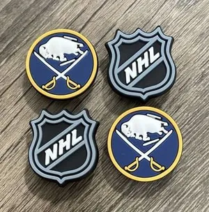 Crocs Buffalo Sabres Hockey Team Charm For Shoe Charms - 4 Pieces thumbnail 1