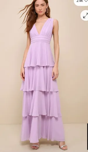 Lulus Maxi Dress Purple thumbnail 1
