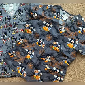 Mickey Mouse Halloween Scrub Tops thumbnail 3