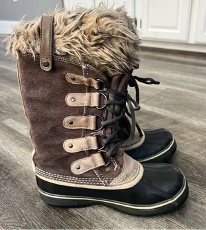 Sorel Joan of Arctic Boots Women's Size 6 Winter Snow Insulated Waterproof Fur thumbnail 1