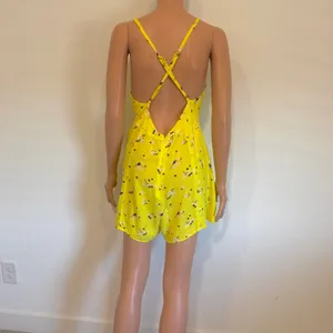 Free People Tango at Night 10 faux wrap tie flap front romper SH 3099 thumbnail 5