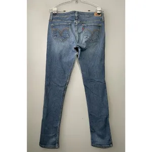 Levis Too Superlow 524 Jeans Size 9 Blue Denim 30X30 Slim Straight Cigarette thumbnail 4