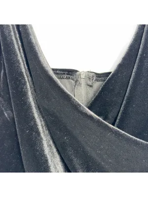 Premier Amour Black Velvet Cowl Neck Dress Size 6 NWT thumbnail 9