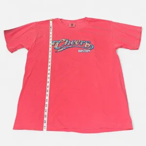 Comfort Colors Pink Cheers Boston Graphic T-Shirt, size Large thumbnail 5