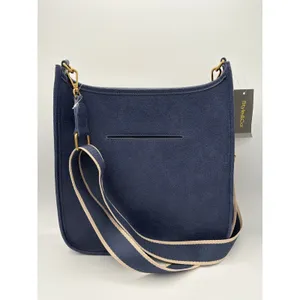 Women’s Style&Co Navy Blue Leather Crossbody Purse thumbnail 3