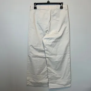 Everlane Wide Leg Crop Pant Cream High Rise Stretch Cotton Twill Size 4‎ thumbnail 5