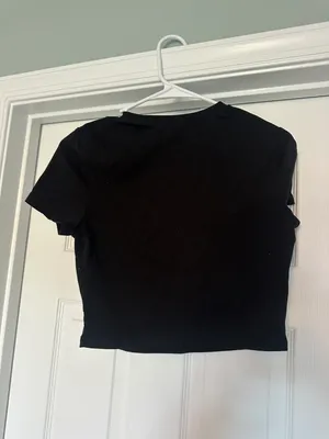 Cropped Baby Tee Black Size M thumbnail 2
