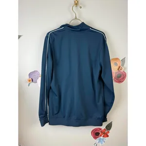 Nike Women’s Teal Blue & White Full Zip Pre-Game Track Jacket - Size - XL thumbnail 2