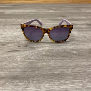 Just Cavalli Tortoiseshell Purple Cat Eye Sunglasses thumbnail 5