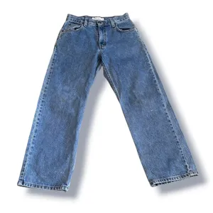 Levi Strauss Signature Loose Fit Jeans 26 Inch Waist Medium Wash Wide Leg Y2K thumbnail 11