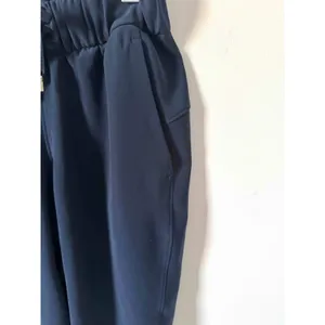 Lululemon Keep Moving Pant 7/8 High-Rise Pull On Elastic Pants Navy Blue Size 2 thumbnail 5