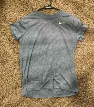 Nike Blue Athletic Tee Heathered thumbnail 1