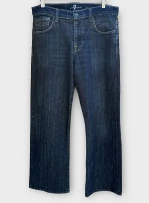 7 for all mankind relaxed straight jeans thumbnail 2
