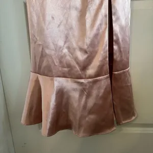 Birdy Grey Eugina Convertible Midi Dress Shiny Satin Rose Gold thumbnail 5