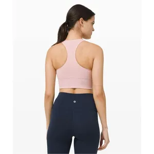 ✨Lululemon Ebb to Train Porcelain Pink Sz 4 Bra *Medium Support✨ thumbnail 2