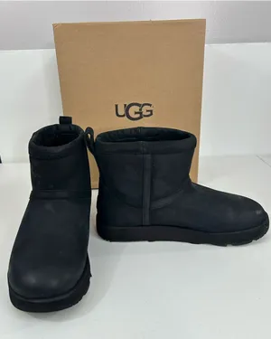 UGG Black Classic Mini Waterproof Boots Size 9.5 thumbnail 1