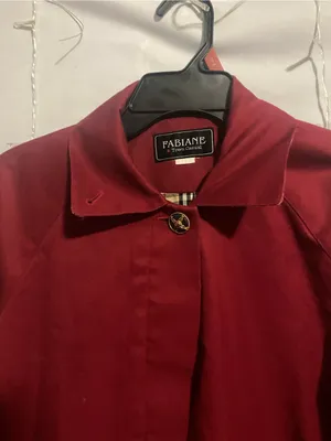Women's Red Trench Coat thumbnail 3