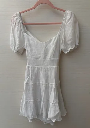 Altar'd State white graduation dress thumbnail 1