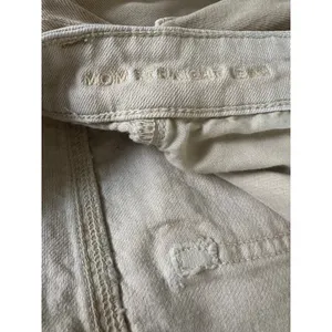 American Eagle Mom Straight Jean Size 0 Tan thumbnail 6