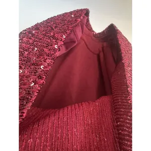 NWT Vince Camuto Small Womens Sequin Tank Top Red Lined V-Neck Party thumbnail 15