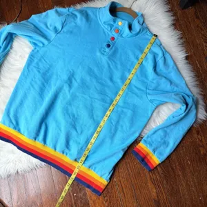 ALDI Blue pop over top Quarter Button Size L thumbnail 7