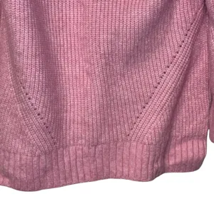Anthropologie Pilcro Women's Sweater‎ Knit Chunky Cowl Neck Pullover Pink Medium thumbnail 5