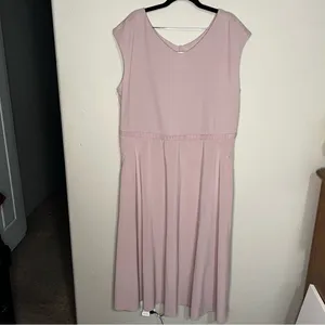Athleta Ryder Smoked Mauve Cap Sleeve Midi‎ Dress thumbnail 4