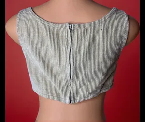Cream Pretty Little Thing corset Top thumbnail 3
