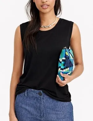 J.Crew XXS Black T-shirt thumbnail 1