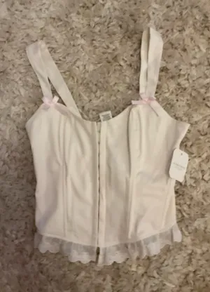 Altar'd State Corset Bow Top thumbnail 1