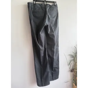 J.Crew Favorite Fit Broken-In Chino‎ Pants Womens 6T Black Wide Leg Cotton Twill thumbnail 3