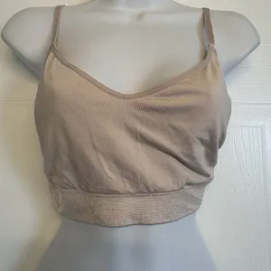 Wacoal 835575 B-Smooth Wire Free Bralette Bra Seamless Lined Womens 2XL XXL Sand thumbnail 2