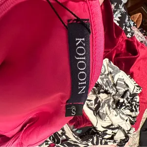 Kojooin Hot Pink Spaghetti Strap Dress Size Small NWT thumbnail 4