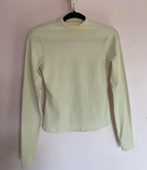 Cotton Jersey Long Sleeve Turtleneck thumbnail 1