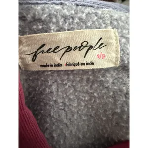 Free People Clover Sweatshirt Floral Poppy Combo‎ Women's Size Small thumbnail 12