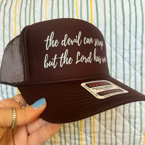 Zach Bryan inspired the lord has won trucker hat thumbnail 2