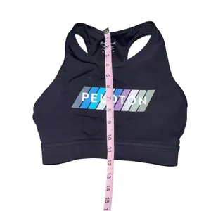 Peloton Sports Bra Black Racerback Athletic Pace High Neck Womens‎ Size Small thumbnail 5
