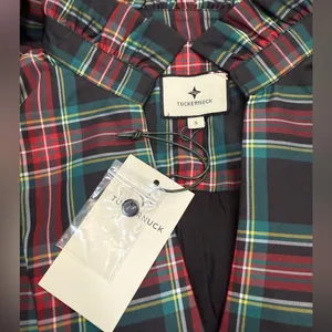 Tuckernuck Palmerston Dress S | Highland Tartan Holiday Midi Retail$228 NWT thumbnail 9