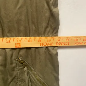 NWT American Eagle Outfitters Olive Green Utility Vest Jacket Moto‎ Style Medium thumbnail 7