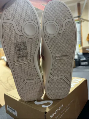 Soludos Roma Sneaker White / Pink / Light Blue Size 8 New thumbnail 7