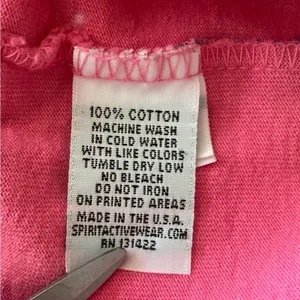 Spirit jersey - Anchored in the South Oversized Cotton Coastal Style Size M pink thumbnail 10