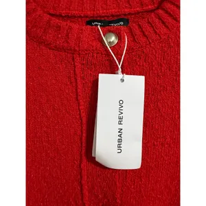 Urban Revivo Womens Red Textured Knit‎ Button Front Cardigan Size US 12 thumbnail 5