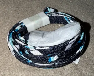 Vera Bradley Lighten Up Lanyard Shore Enough Blue Navy White 29403-11529 NWT thumbnail 1