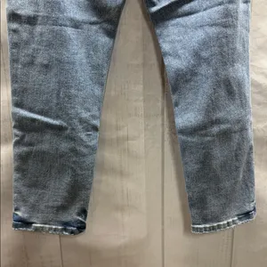 Vervet Blue Denim Distressed Knee High Rise Stretch Boyfriend Jeans Style V2744 thumbnail 9