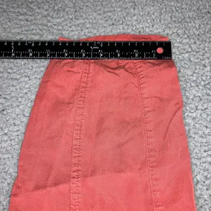 Social Standard Paperbag Waist Pants Women M Coral Red High Rise Boho Tencel‎ thumbnail 6