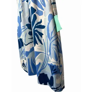 Gretchen Scott Mystic Garden Turquoise Halter Tassel Tie Dress Blue Small thumbnail 7