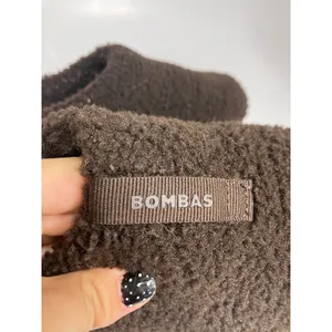 Bombas Gripper Slippers Women Size 7 Brown Excellent Sherpa Fleece House Shoes thumbnail 7